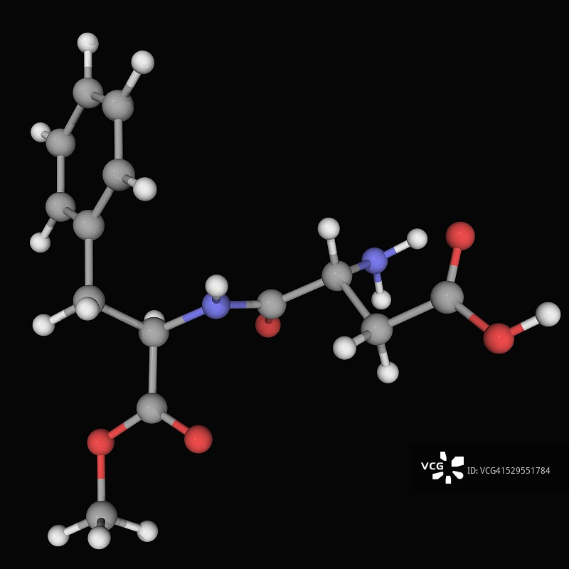 阿斯巴甜分子图片素材
