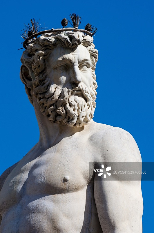 意大利佛罗伦萨领主广场海神喷泉图片素材