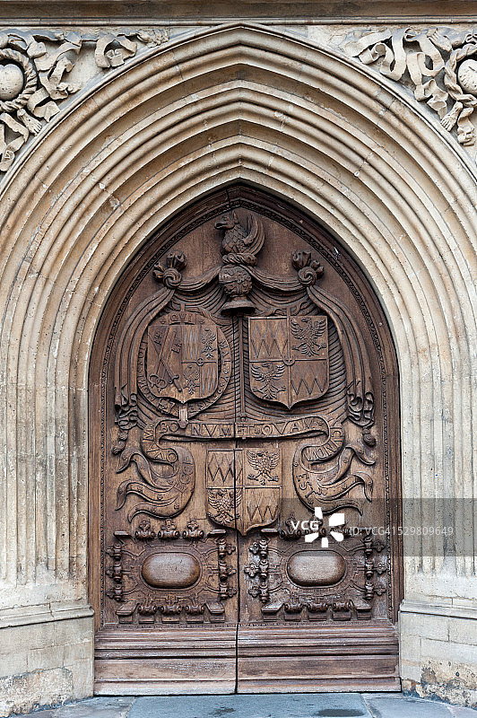 巴斯修道院主入口图片素材