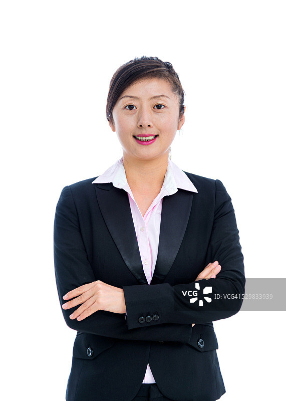 微笑的女商人图片素材