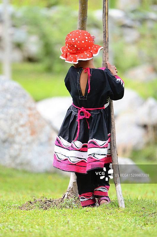喀拉什女孩图片素材