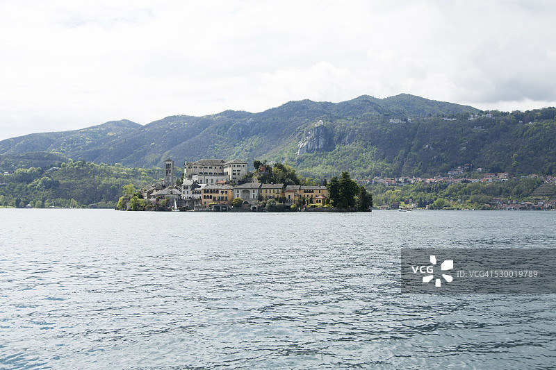 意大利诺瓦拉奥尔塔圣朱利奥岛图片素材