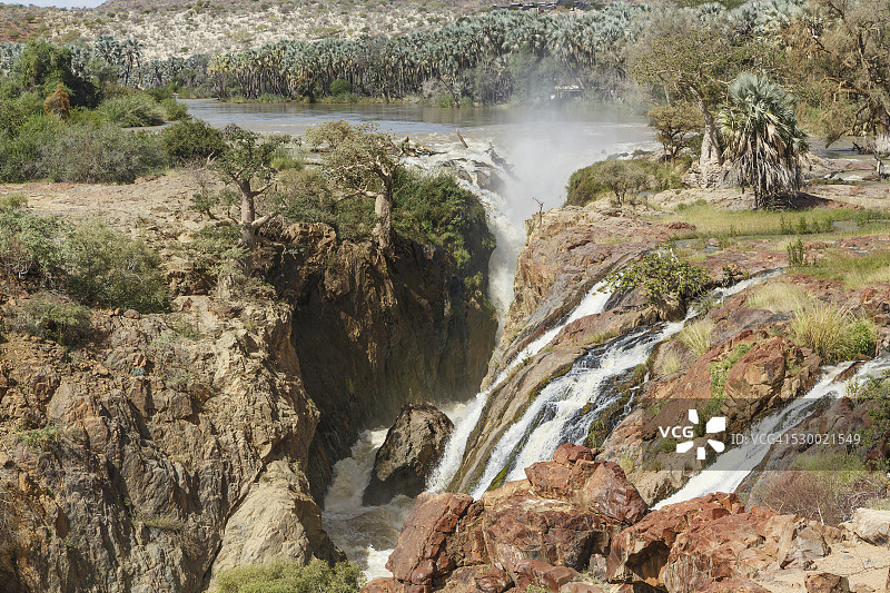 埃普帕瀑布鸟瞰图片素材