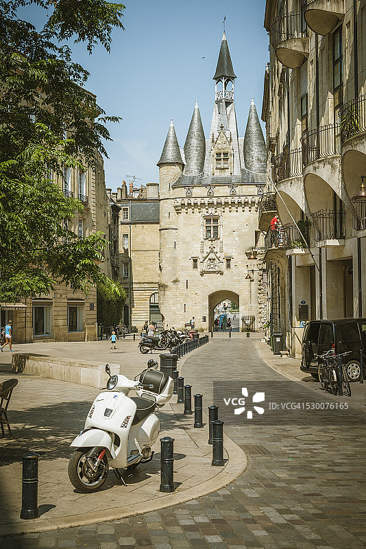 法国波尔多卡尤门图片素材