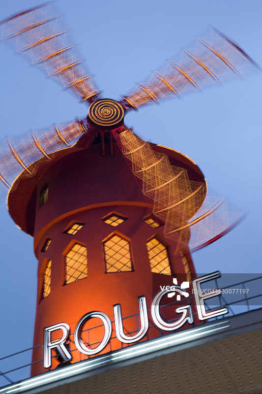 法国巴黎红磨坊图片素材