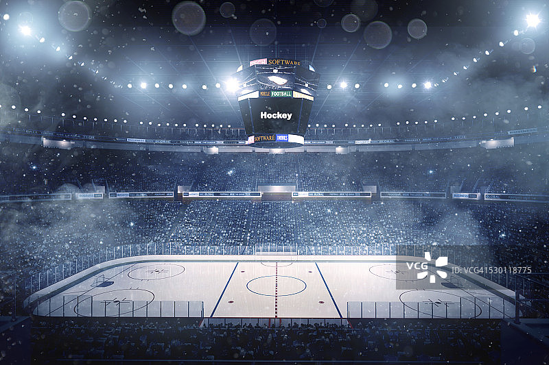 壮丽的冰球竞技场图片素材