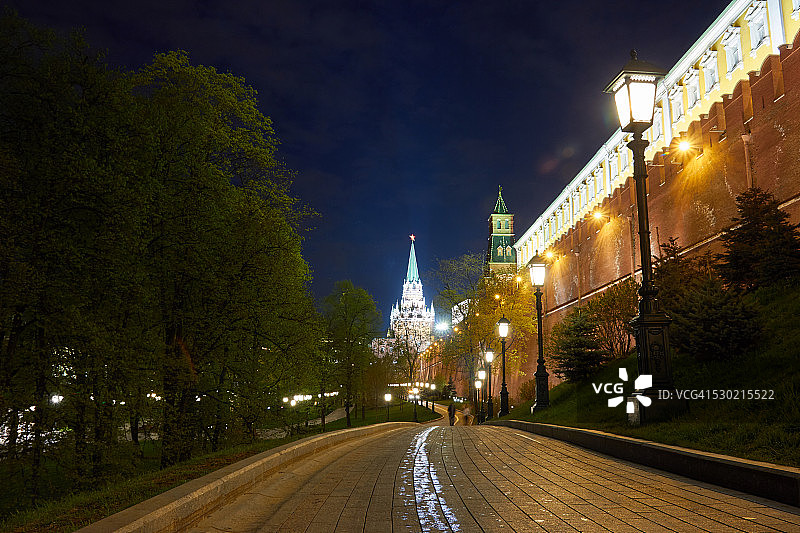 莫斯科亚历山大花园图片素材