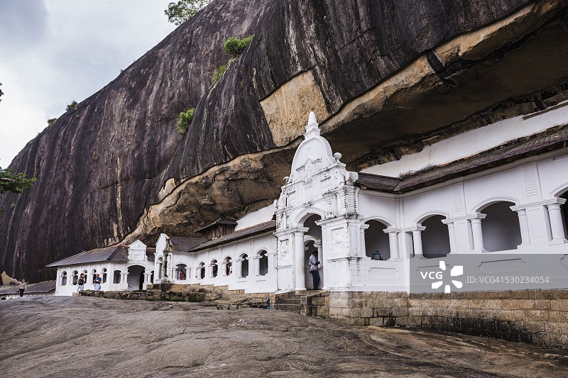 丹布拉石窟寺，联合国教科文组织世界遗产，位于斯里兰卡中央省丹布拉，亚洲图片素材