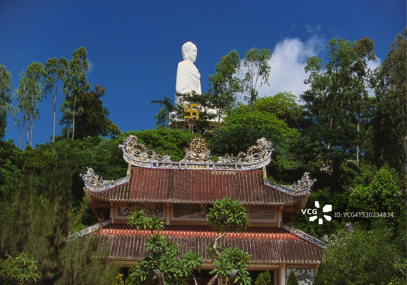 越南芽庄龙山寺图片素材