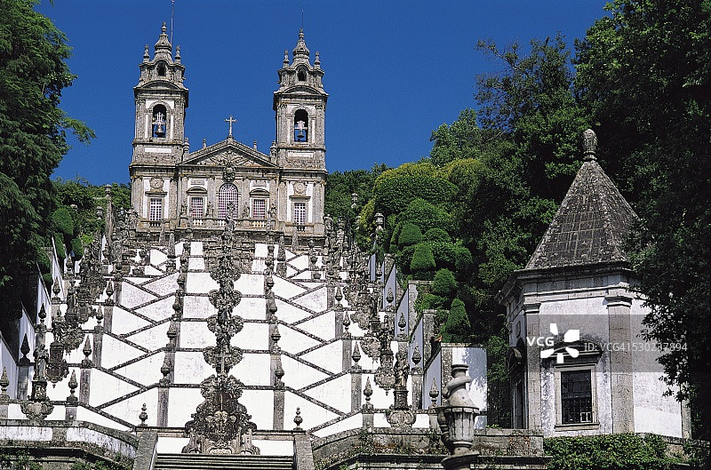 葡萄牙布拉加 Bom Jesus Do Monte 圣殿图片素材