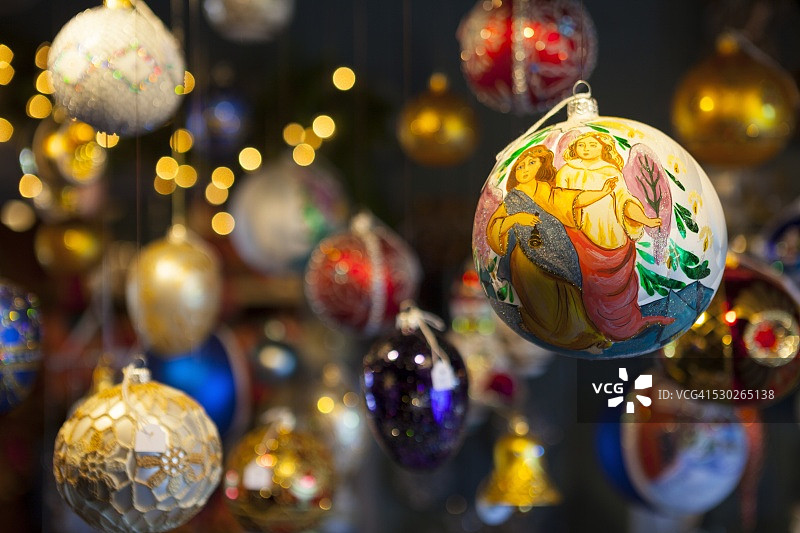 圣诞老人的房子内部，德罗巴克，阿克什胡斯郡，弗洛区，挪威，斯堪的纳维亚，欧洲图片素材