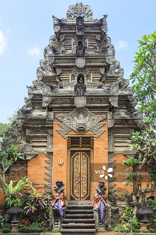 印度尼西亚巴厘岛乌布皇宫，东南亚图片素材