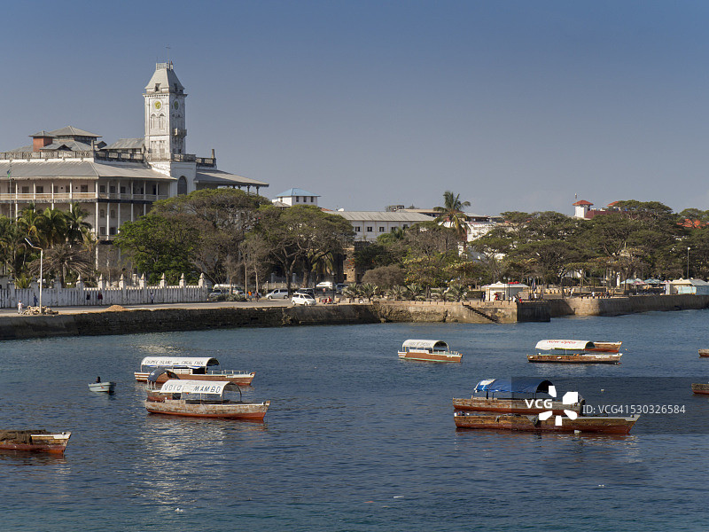 石头城海滨和奇迹之家图片素材