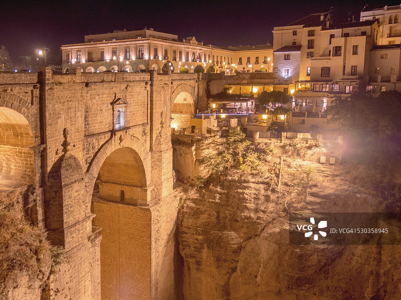 龙达峡谷大桥图片素材