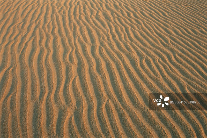 埃及西部沙漠绿洲之间的沙纹图片素材