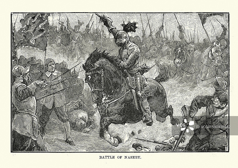 英国内战——1645年纳西比战役图片素材