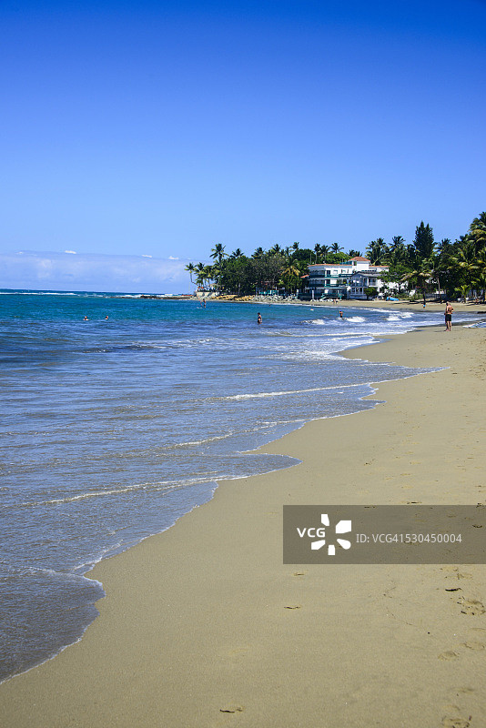 多米尼加共和国卡巴雷特海滩，中美洲图片素材