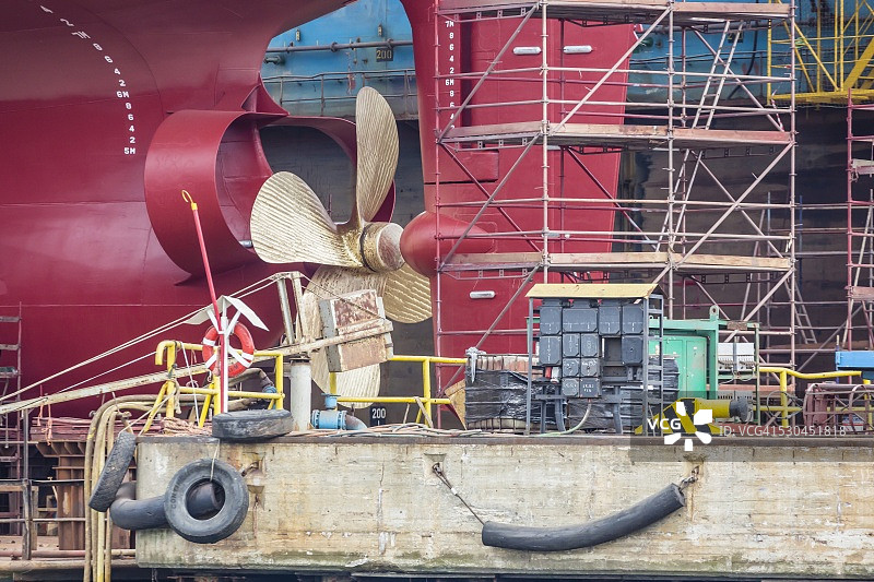 团结工会运动的发源地，格但斯克造船厂，波兰，欧洲图片素材