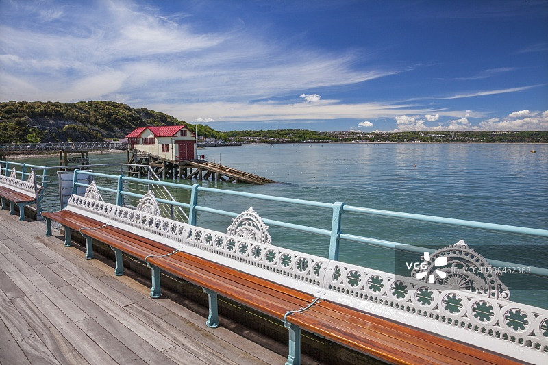 芒布尔斯码头，威尔士斯旺西图片素材