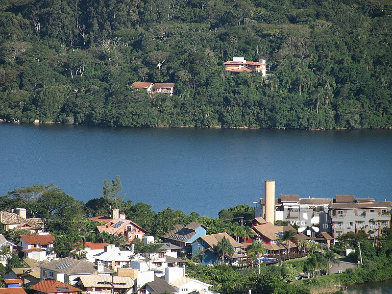 池塘一角图片素材