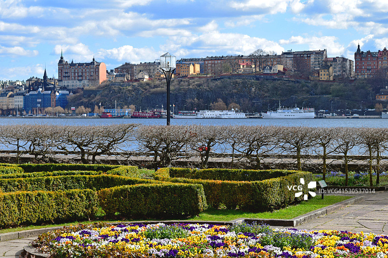 瑞典斯德哥尔摩市政厅公园图片素材