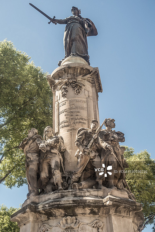 法国马赛战争纪念碑图片素材
