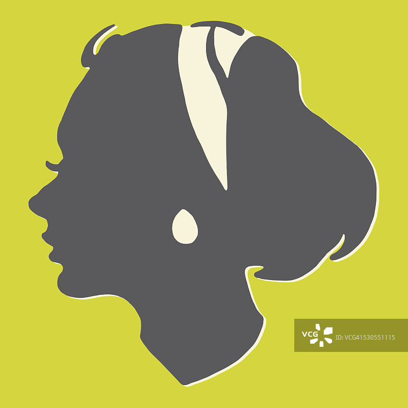 女人剪影图片素材