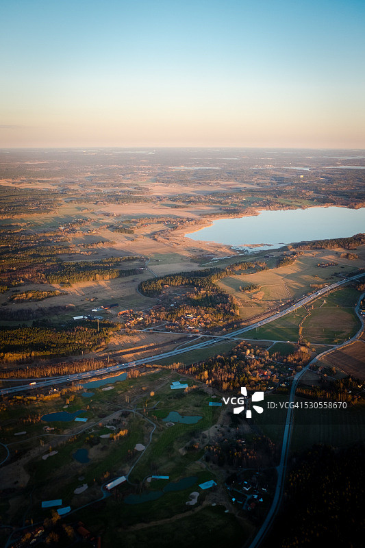 阿兰达机场航拍图片素材