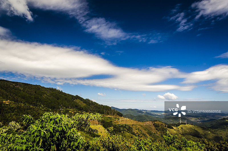 巴西坎普斯杜若尔当气候度假村山区图片素材