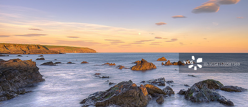 邓加尔文海岸线图片素材