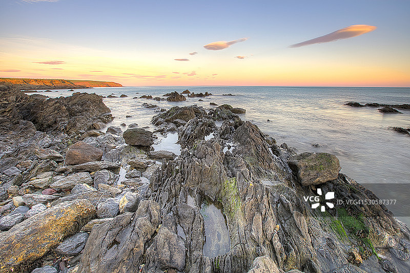 邓加尔文海岸线图片素材
