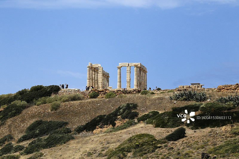 苏尼翁海岬波塞冬神庙景观图片素材