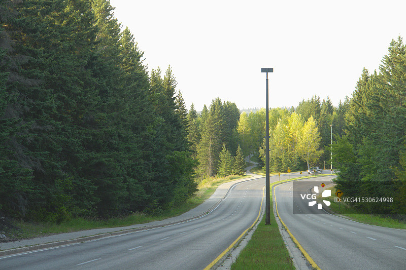 加拿大马尼托巴省骑山国家公园南入口图片素材