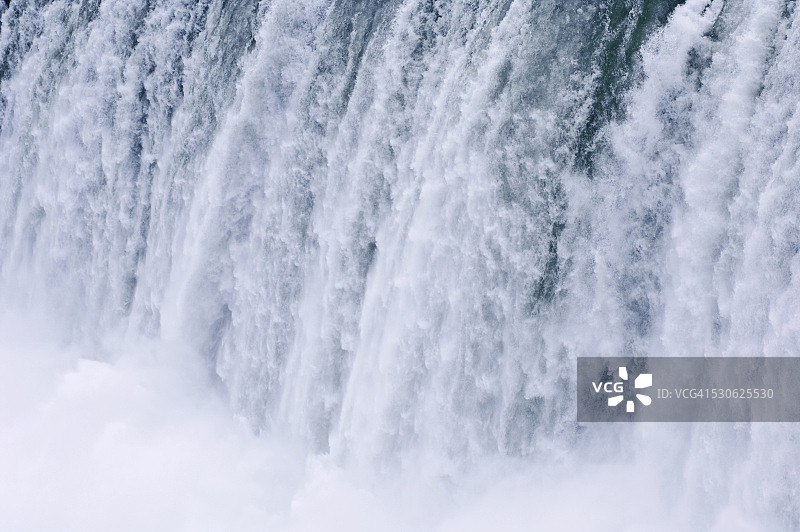 加拿大安大略省尼亚加拉瀑布的马蹄瀑布图片素材