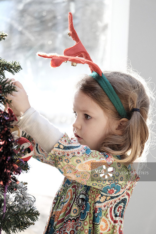 装饰圣诞树图片素材