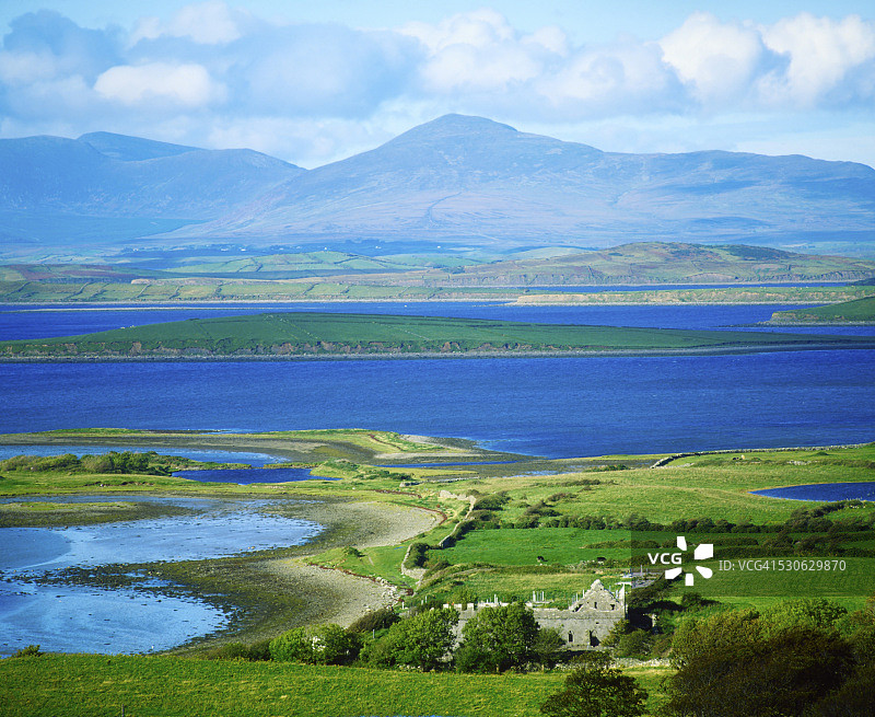 爱尔兰克罗帕特里克山的克卢湾图片素材