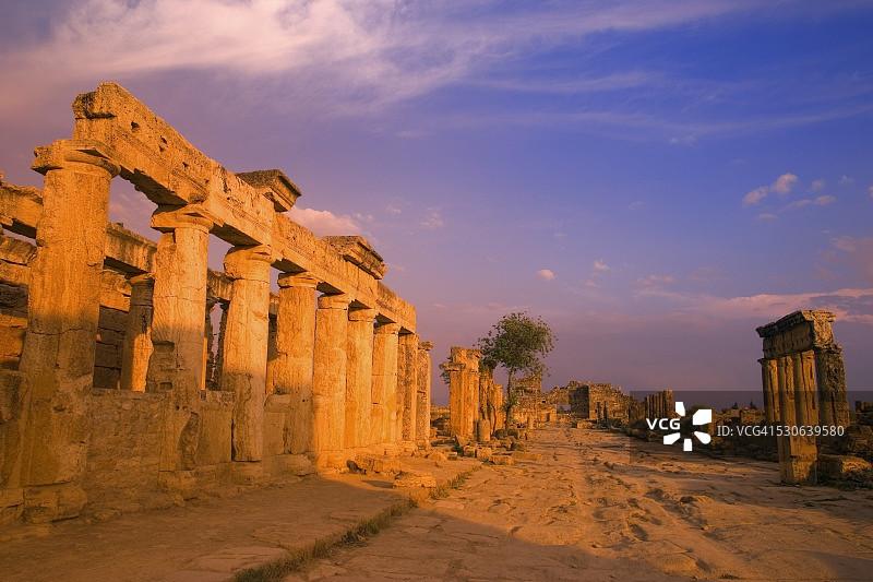 中东地区的古遗址图片素材