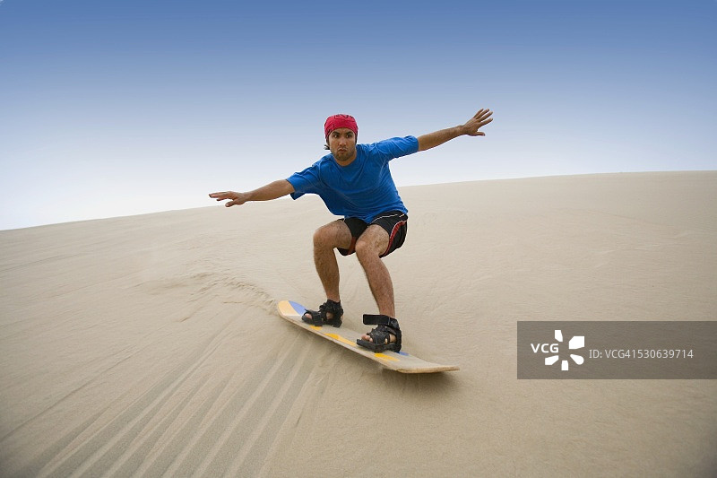 秘鲁滑沙运动图片素材