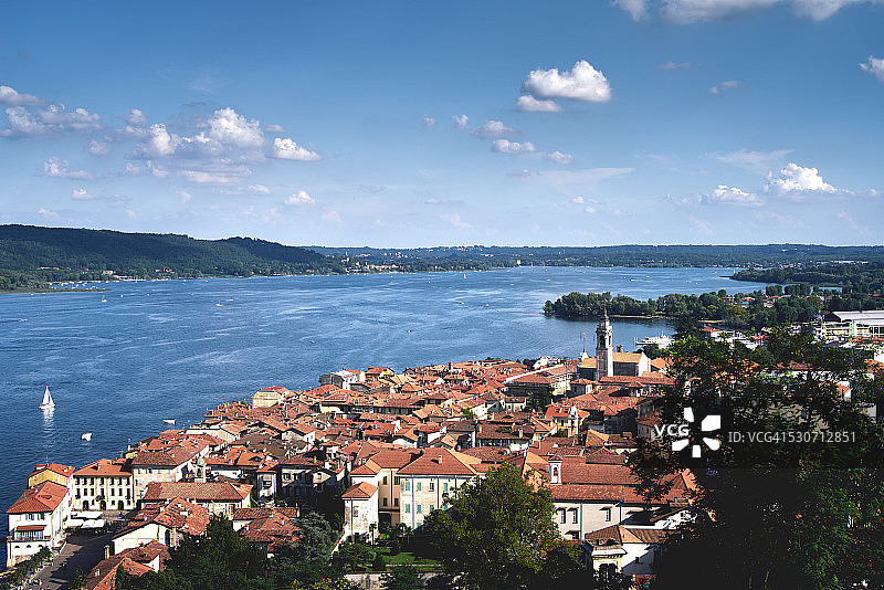 马焦雷湖阿罗纳图片素材