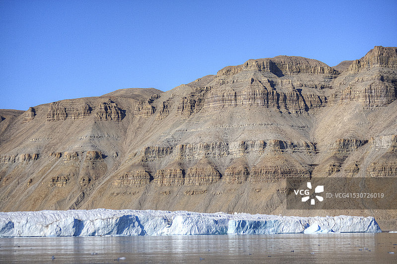 夏季冰山风光图片素材