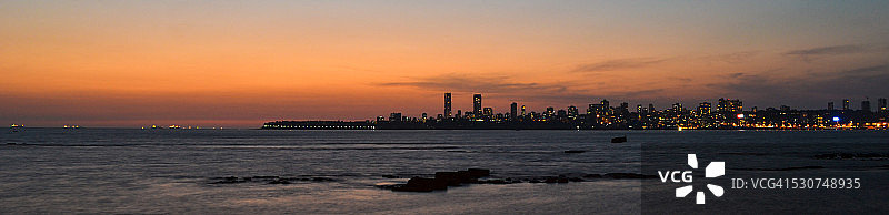 孟买日落图片素材