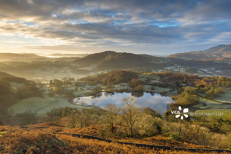 湖区拉夫里格潭图片素材