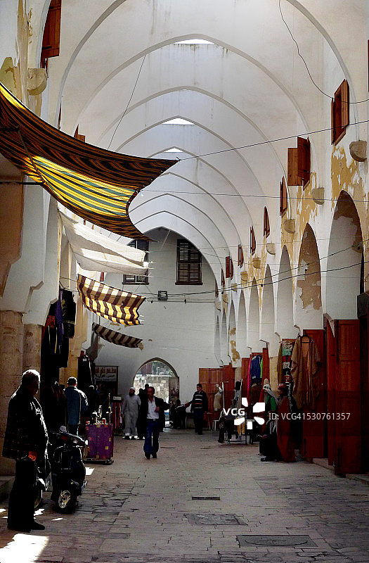 黎巴嫩的黎波里的旧市集图片素材