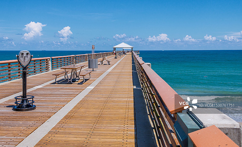 朱诺海滩码头图片素材