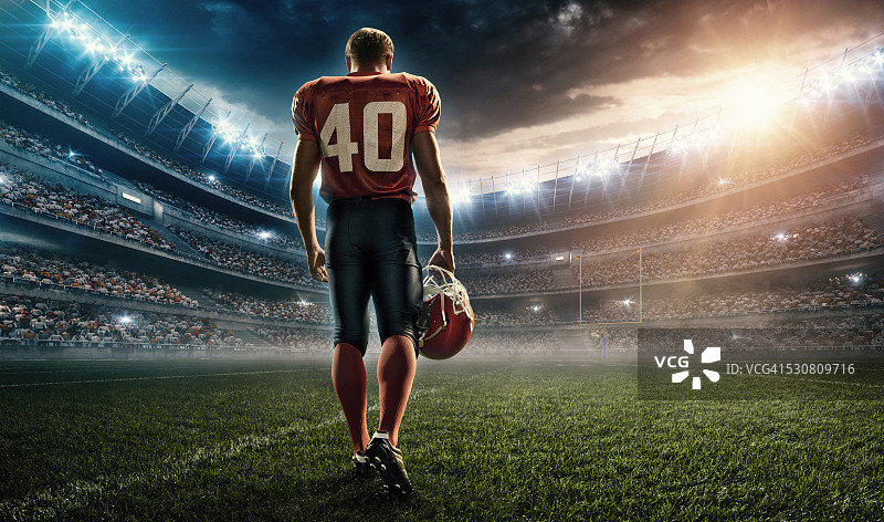 美国足球运动员图片素材