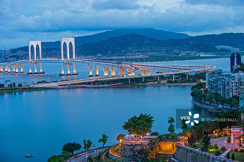 西湾大桥图片素材