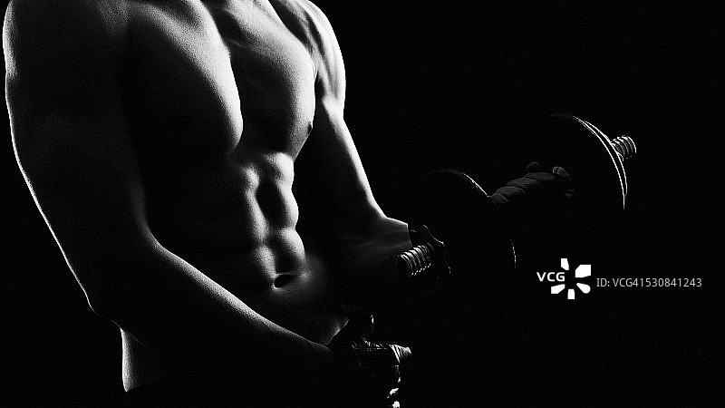 黑白举重编辑图片素材