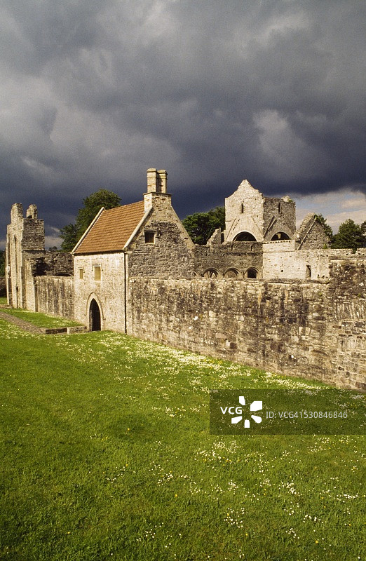 罗斯康芒郡博伊尔修道院图片素材