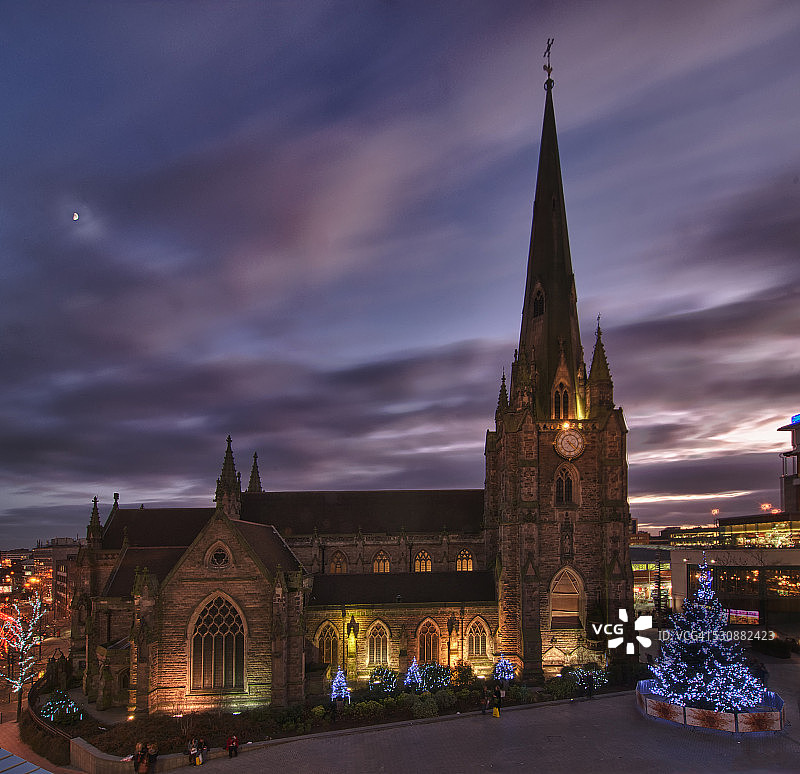 圣诞节照明图片素材