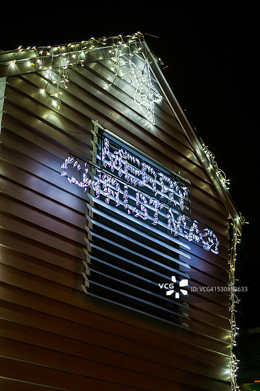 圣诞节照明图片素材